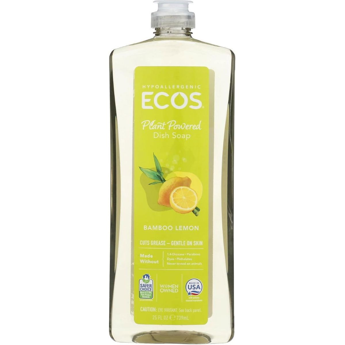 ECOS: Bamboo Lemon Dishwashing Liquid, 25 oz - Sunshine Co Op. - #tag1# - #tag2# - #tag3# - #tag4#