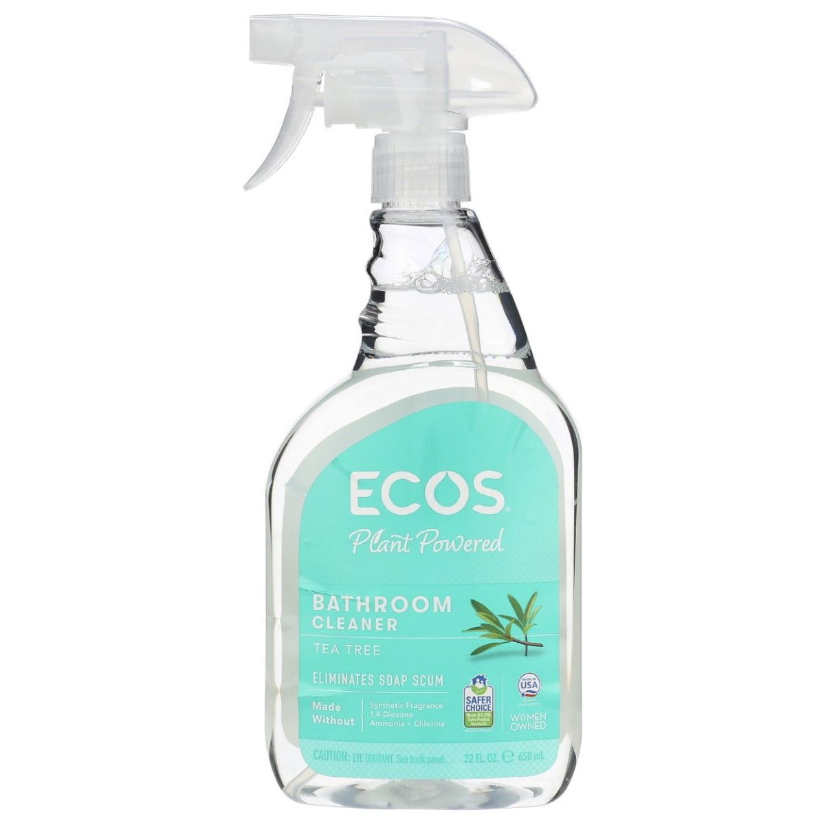 ECOS: Bathroom Cleaner Tea Tree, 22 oz - Sunshine Co Op. - #tag1# - #tag2# - #tag3# - #tag4#