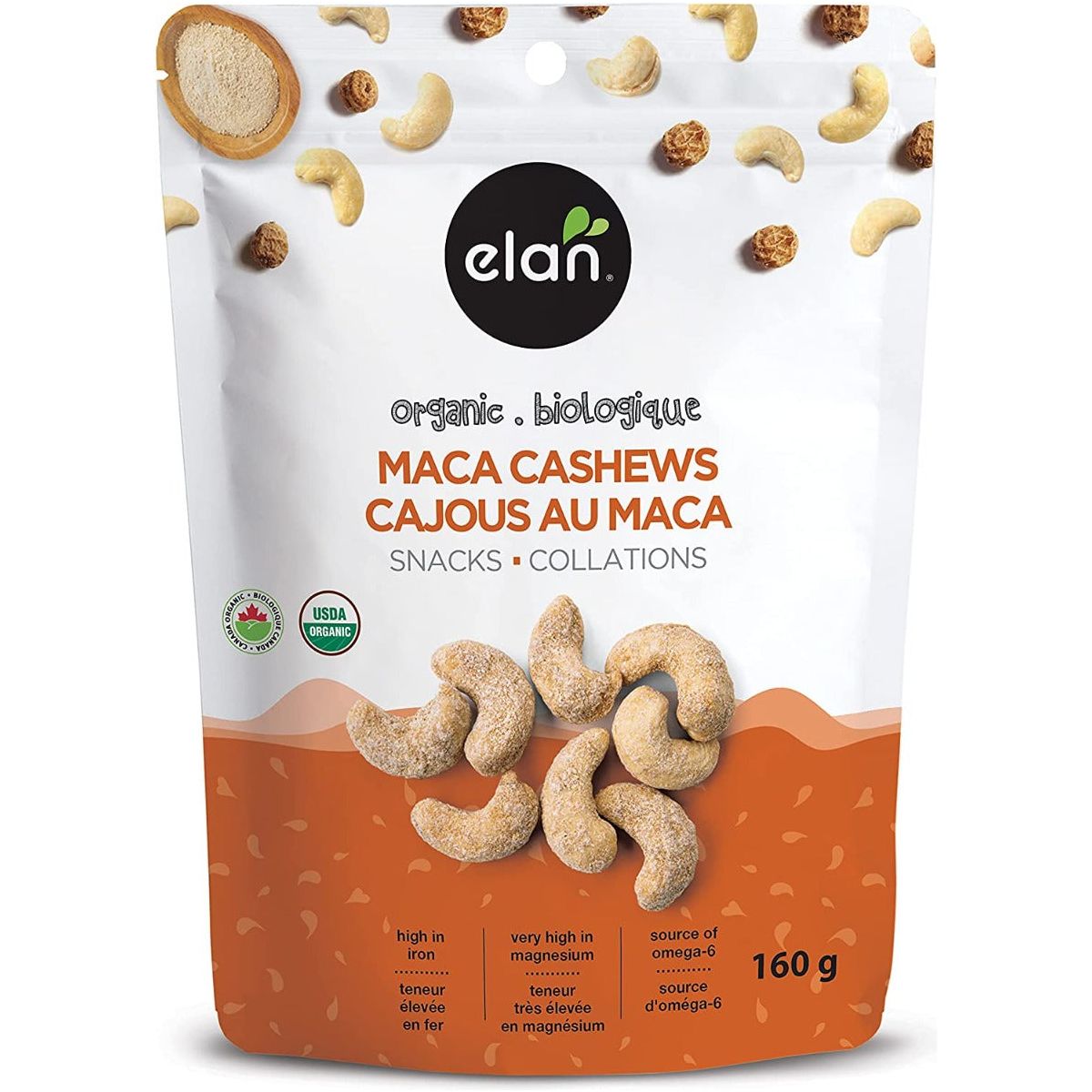 ELAN: Organic Maca Cashews, 5.6 oz - #tag1# - #tag2#
