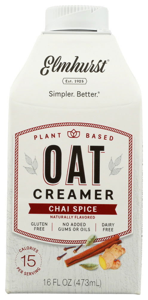 ELMHURST: Creamer Oat Chai Spice, 16 oz - #tag1# - #tag2#