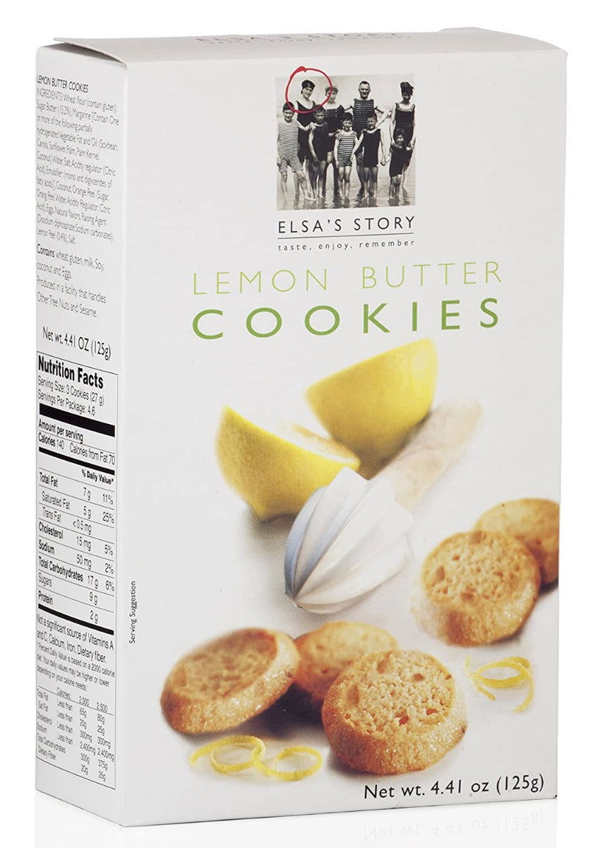 ELSAS STORY: Lemon Butter Cookies, 4.41 oz - #tag1# - #tag2#