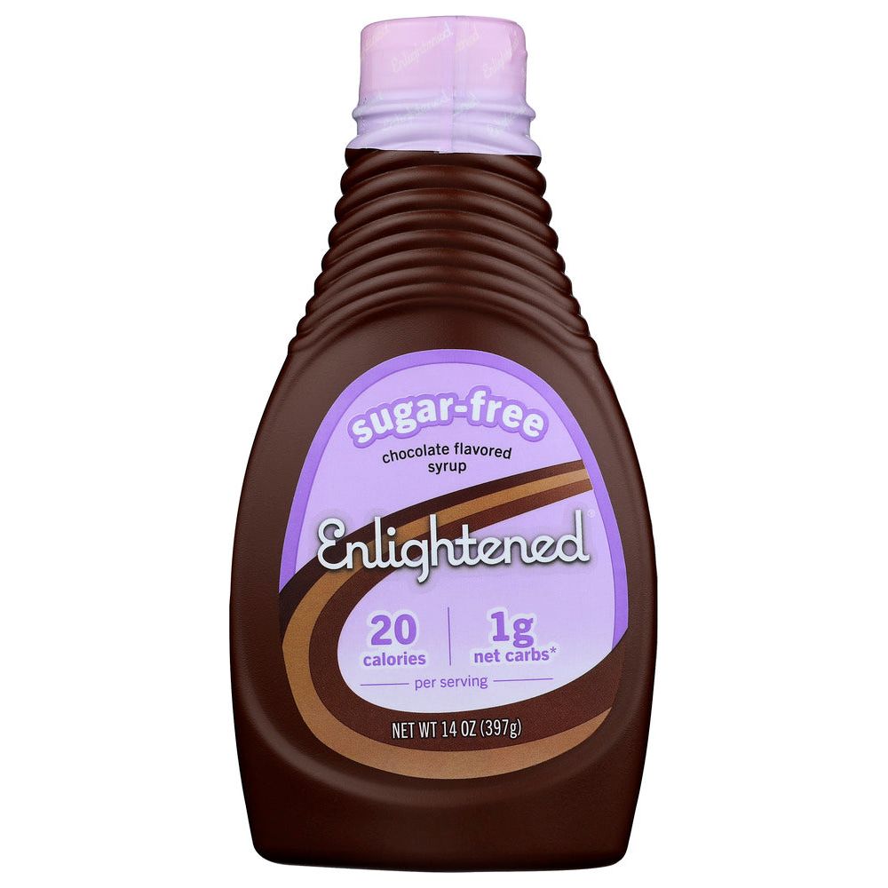 ENLIGHTENED: Sugar Free Chocolate Syrup, 15 oz - #tag1# - #tag2#
