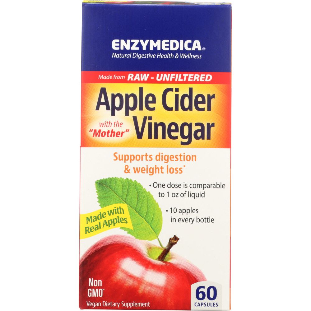 ENZYMEDICA: Apple Cider Vinegar, 60 cp - #tag1# - #tag2#