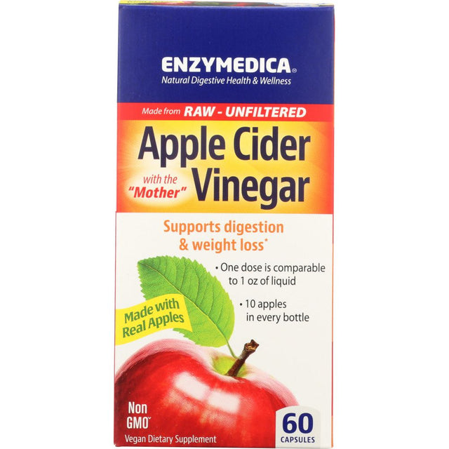 ENZYMEDICA: Apple Cider Vinegar, 60 cp - #tag1# - #tag2#