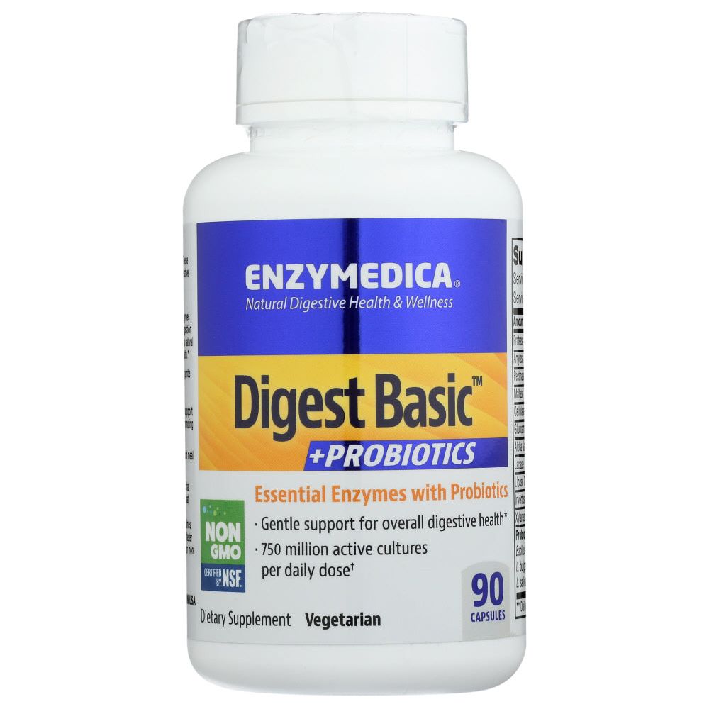 ENZYMEDICA: Digest Basic Plus Probiotics, 90 cp - #tag1# - #tag2#