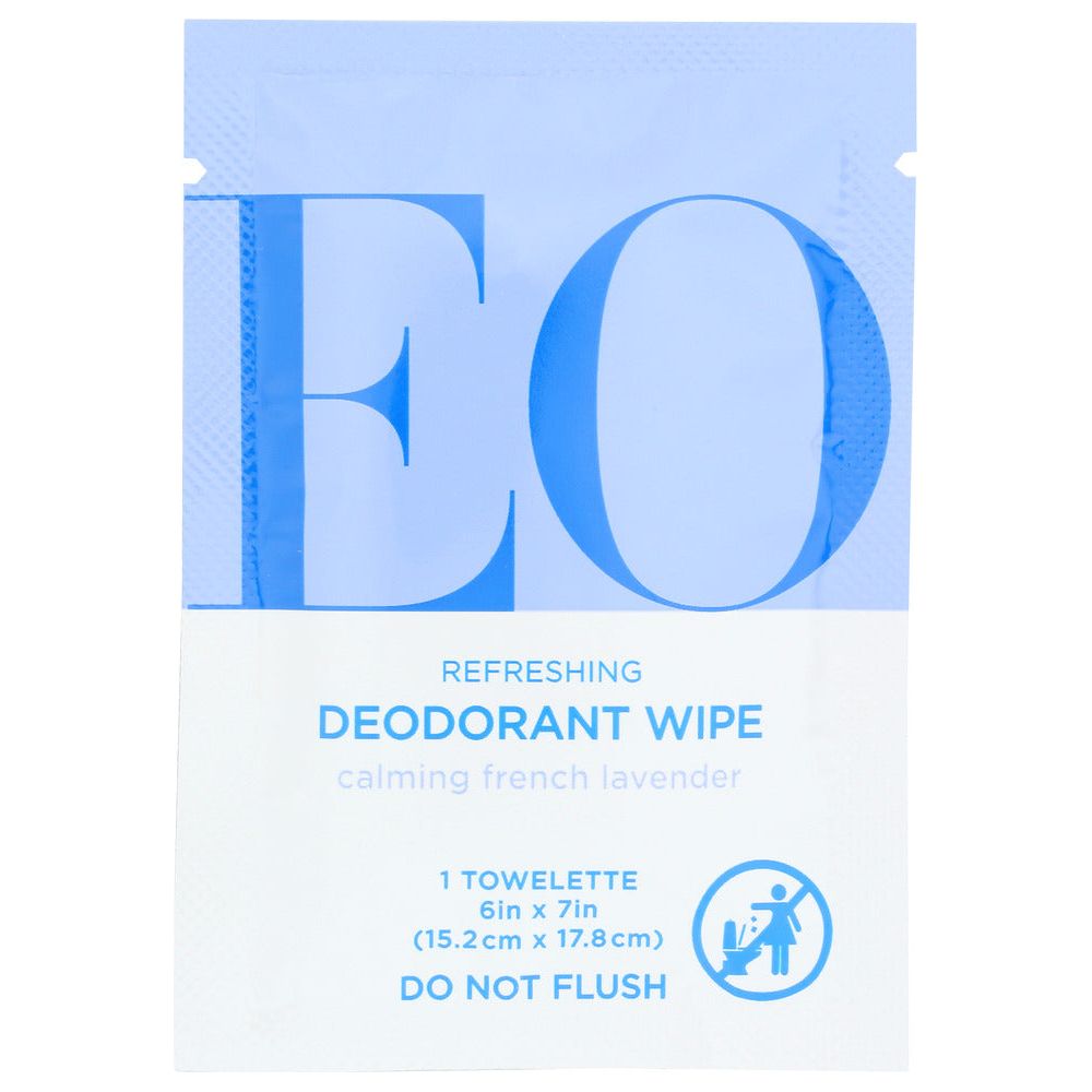 EO: Deodorant Wipe Lavender, 1 ea - #tag1# - #tag2#