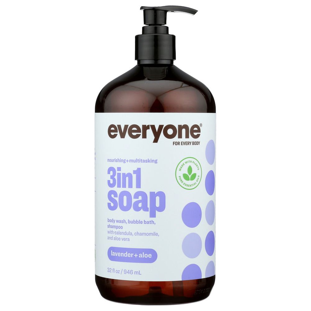EO PRODUCTS: Everyone 3-in-1 Lavender + Aloe Soap, 32 Oz - #tag1# - #tag2#