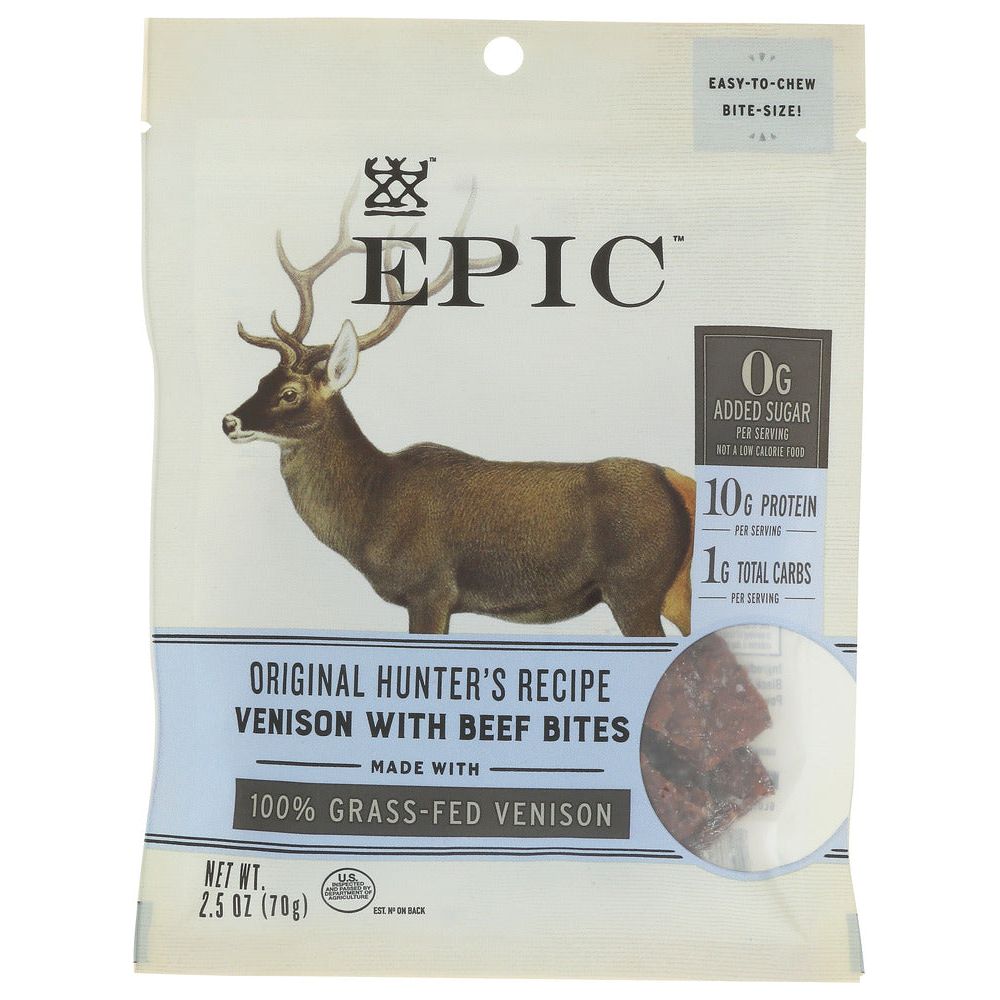 EPIC: Venison With Beef Bites, 2.5 oz - #tag1# - #tag2#