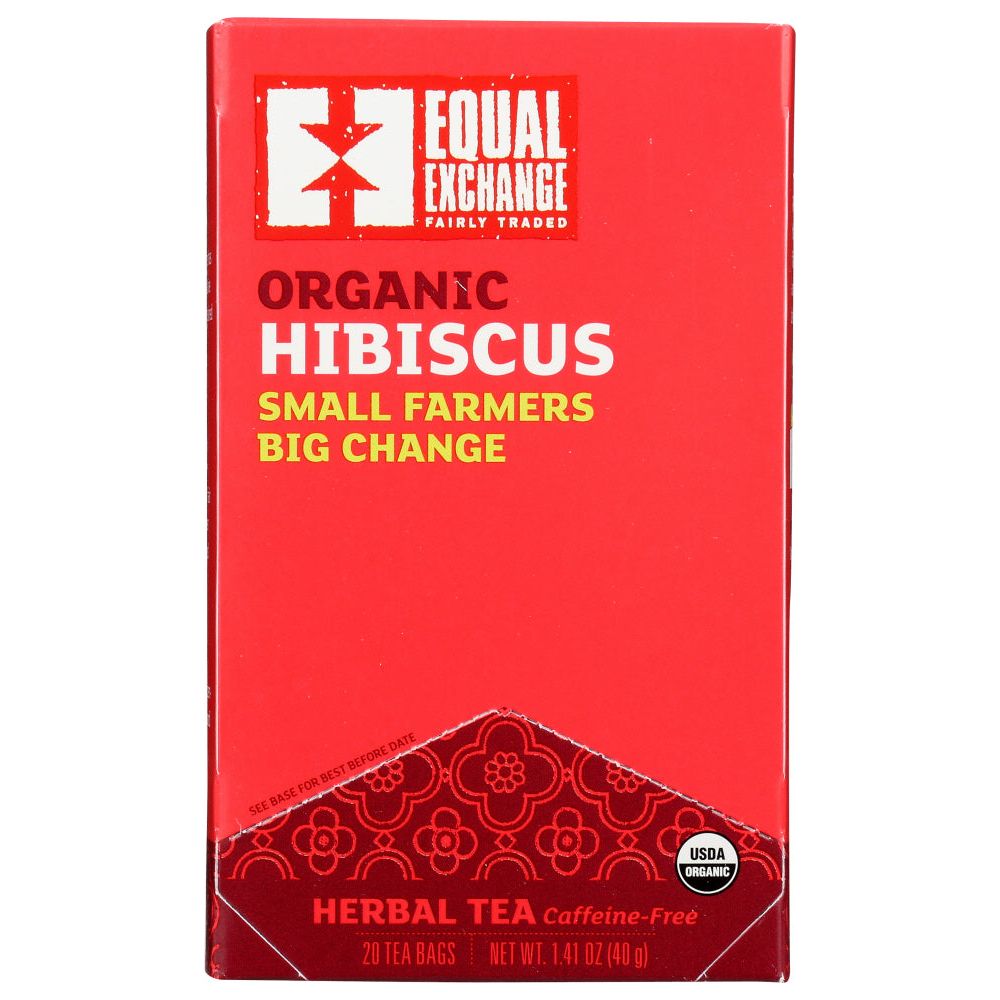EQUAL EXCHANGE: Organic Hibiscus, 20 bg - #tag1# - #tag2#