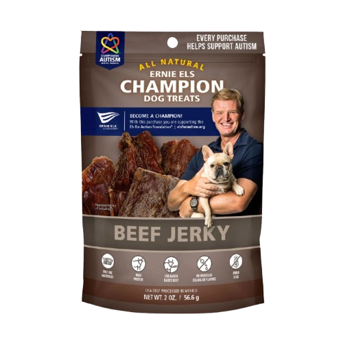ERNIE ELS: Beef Jerky Dog Treats, 2 oz - #tag1# - #tag2#