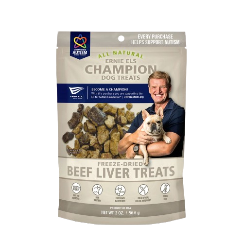 ERNIE ELS: Freeze Dried Beef Liver Dog Treats, 2 oz - #tag1# - #tag2#