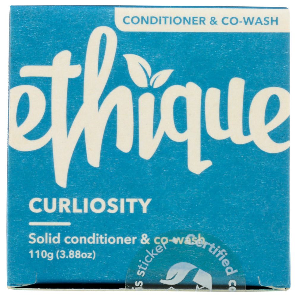 ETHIQUE: Curliosity Solid Conditioner & Co Wash For Curly Hair, 3.88 oz - #tag1# - #tag2#