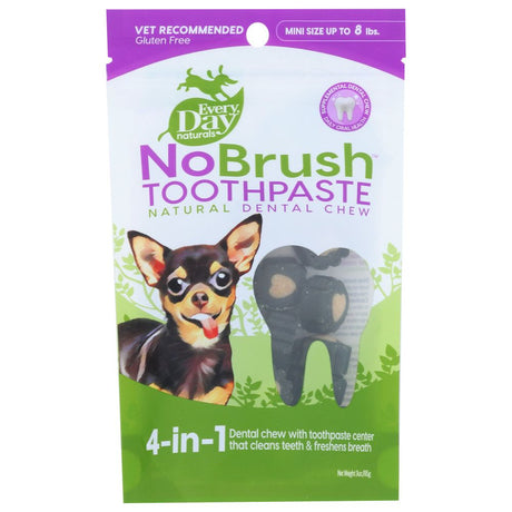 EVERYDAY NATURALS: Dog Dental Chew No Brush Toothpaste Mini, 3 oz - #tag1# - #tag2#