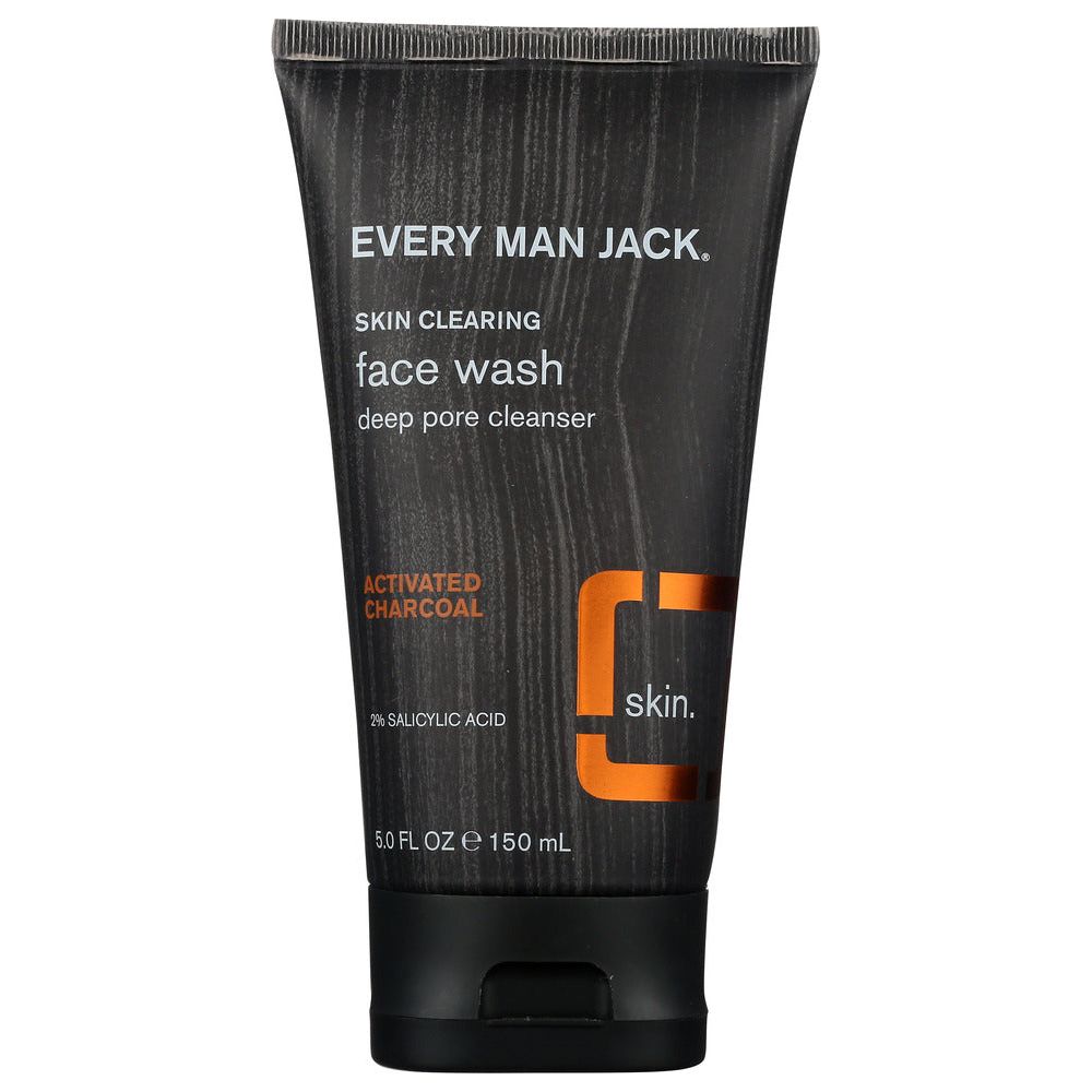 EVERY MAN JACK: Activated Charcoal Face Wash, 5 oz - #tag1# - #tag2#