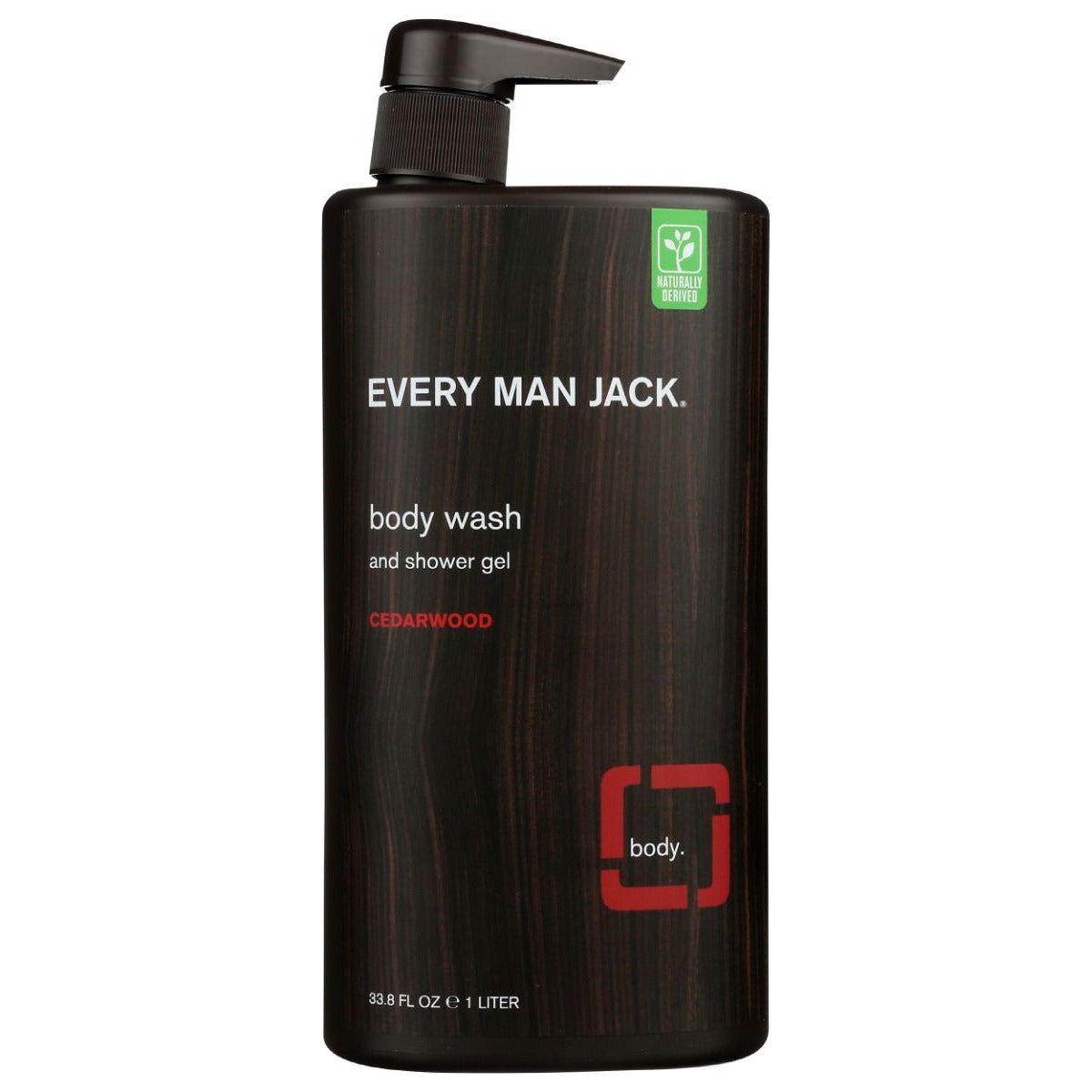 EVERY MAN JACK: Body Wash Cedarwood, 33.8 oz - Sunshine Co Op. - #tag1# - #tag2# - #tag3# - #tag4#