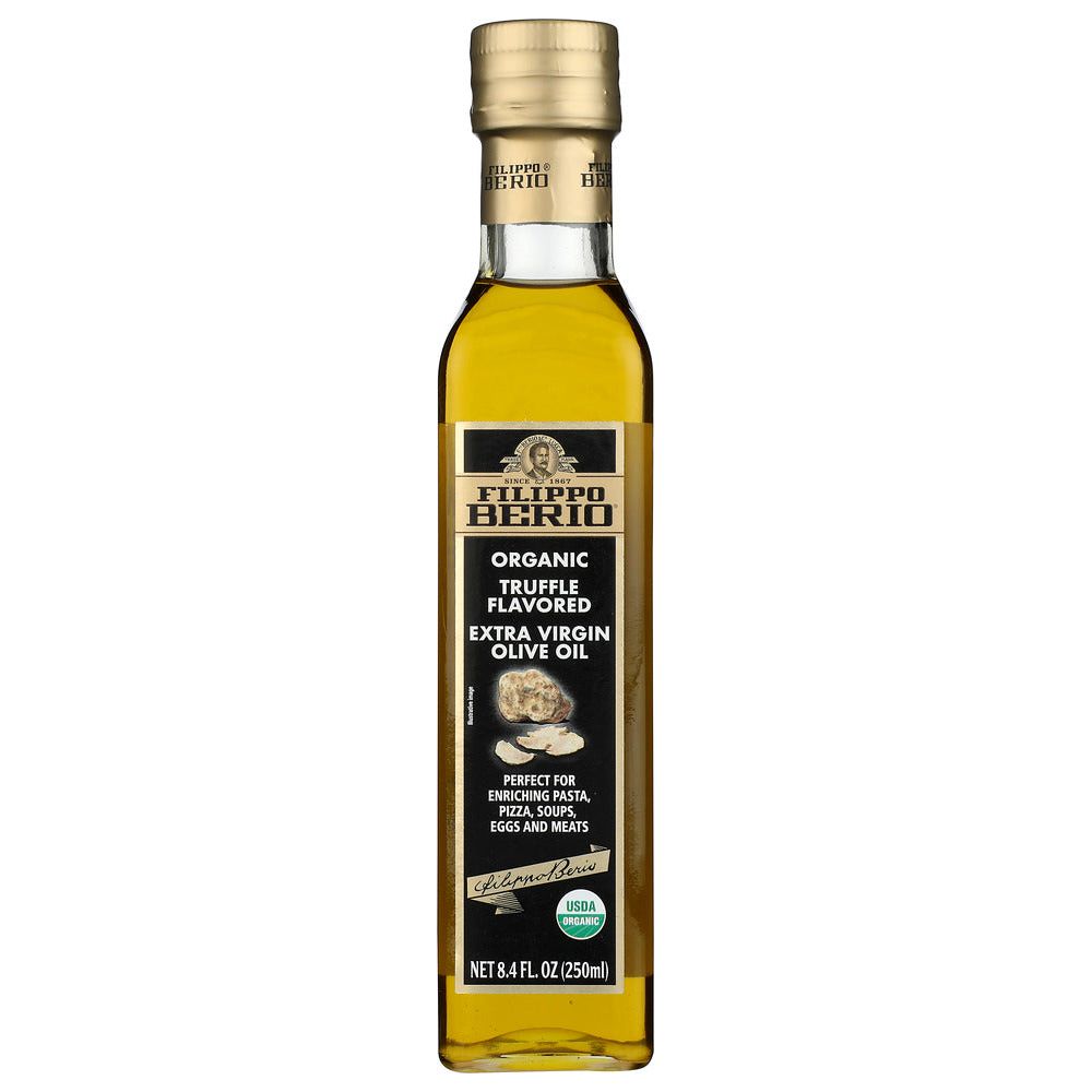 FILIPPO BERIO: Organic Extra Virgin Olive Oil Truffle Flavored, 8.4 fo - #tag1# - #tag2#