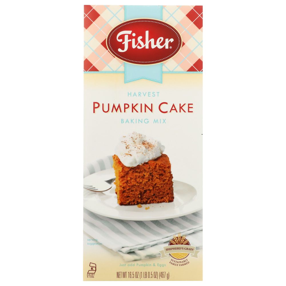 FISHER: Harvest Pumpkin Cake Mix, 16.5 oz - #tag1# - #tag2#