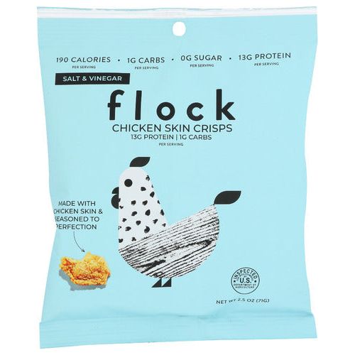 FLOCK: Crisps Chickn Slt Vinega, 2.5 OZ - #tag1# - #tag2#