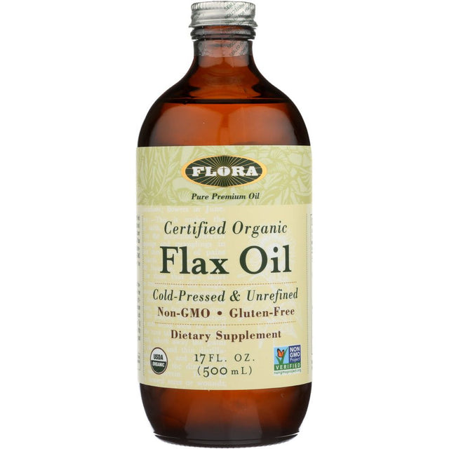 FLORA HEALTH: Flax Oil, 17 oz - #tag1# - #tag2#