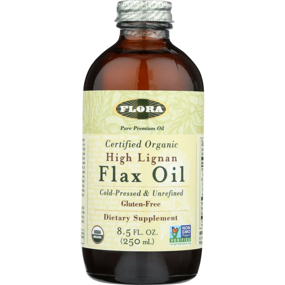 FLORA HEALTH: High Lignan Flax Oil, 8.5 fo - #tag1# - #tag2#