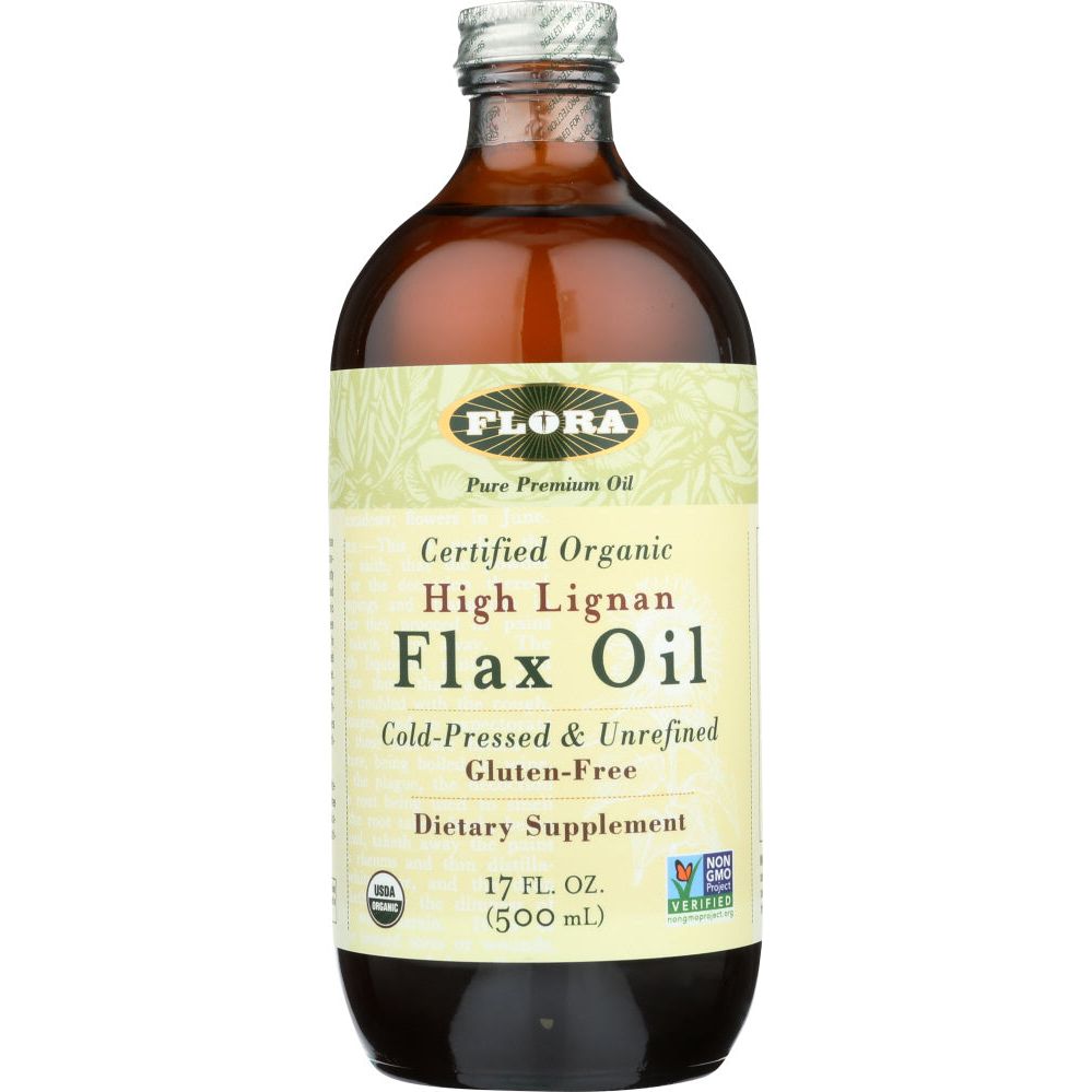 FLORA HEALTH: Organic High Lignan Flax Oil, 17 oz - #tag1# - #tag2#