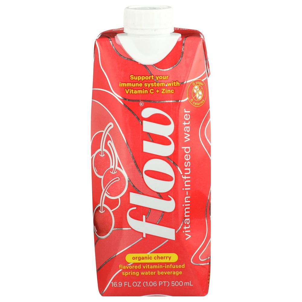 FLOW WATER: Organic Cherry Vitamin Water, 16.9 fo - #tag1# - #tag2#