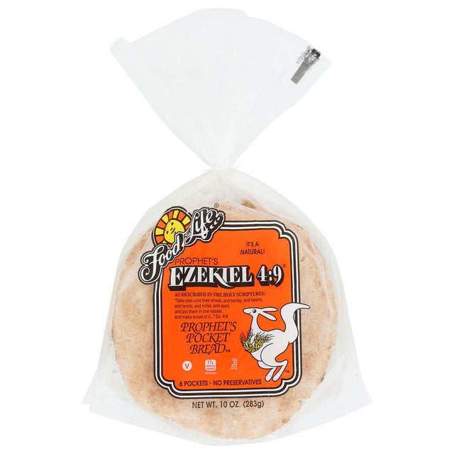 FOOD FOR LIFE: Bread Pocket Ezekiel, 10 oz - #tag1# - #tag2#