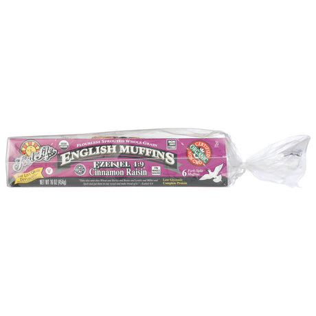 FOOD FOR LIFE: Ezekiel 4:9 English Muffins Cinnamon Raisin, 16 oz - #tag1# - #tag2#