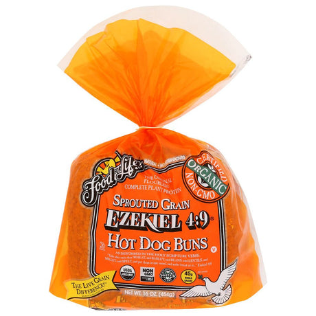 FOOD FOR LIFE: Ezekiel 4:9 Sprouted Grain Hot Dog Buns, 16 oz - #tag1# - #tag2#