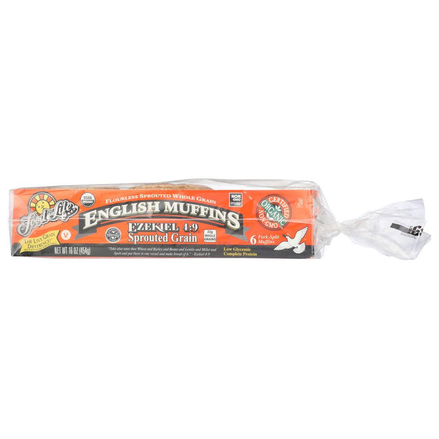 FOOD FOR LIFE: Ezekiel 4:9 Sprouted Whole Grain English Muffins, 16 oz - #tag1# - #tag2#