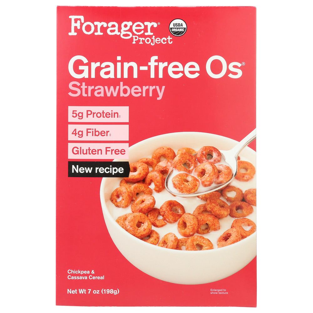 FORAGER: Strawberry Gluten Free Cereal, 7 oz - #tag1# - #tag2#