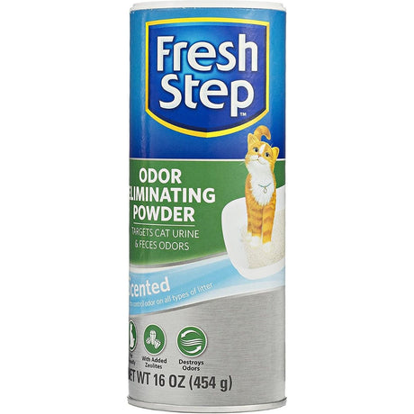 FRESH STEP: Cat Litter Box Odor Eliminating Powder, 16 oz - #tag1# - #tag2#