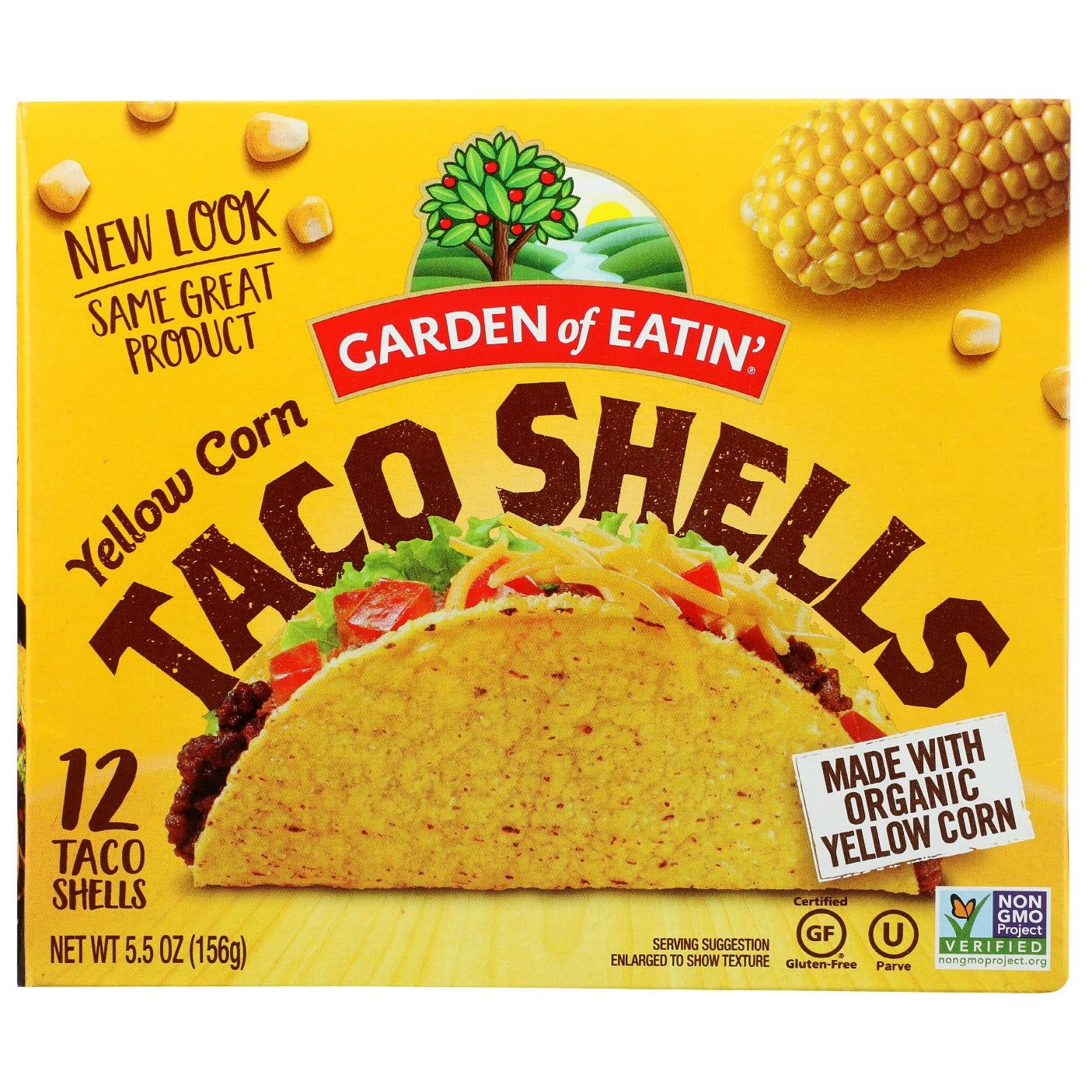 GARDEN OF EATIN: Yellow Taco Shells, 5.5 oz - Sunshine Co Op. - #tag1# - #tag2# - #tag3# - #tag4#