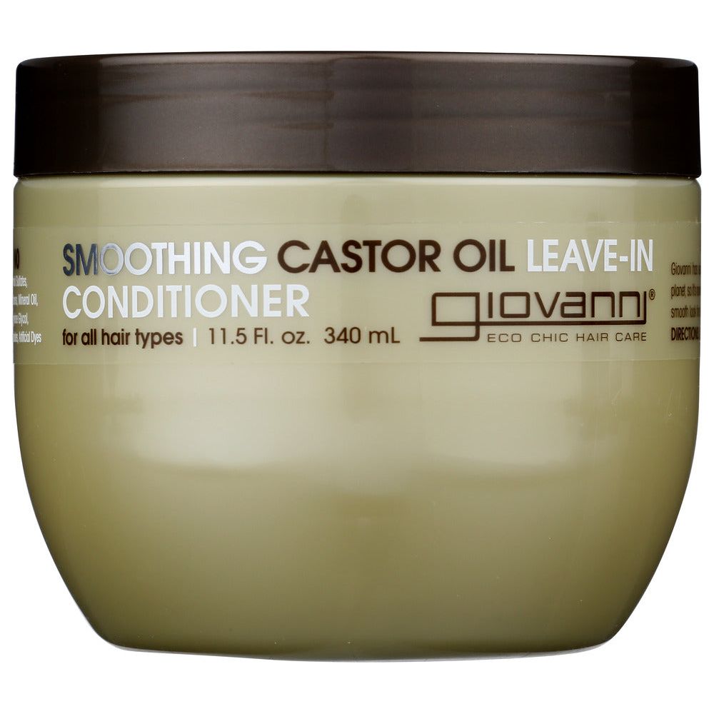 GIOVANNI COSMETICS: Smoothing Castor Oil Leave In Conditioner, 11.5 OZ - #tag1# - #tag2#
