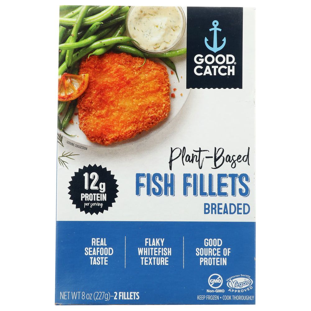 GOOD CATCH: Fish Flt Breaded Plnt Bsd, 8 oz - #tag1# - #tag2#