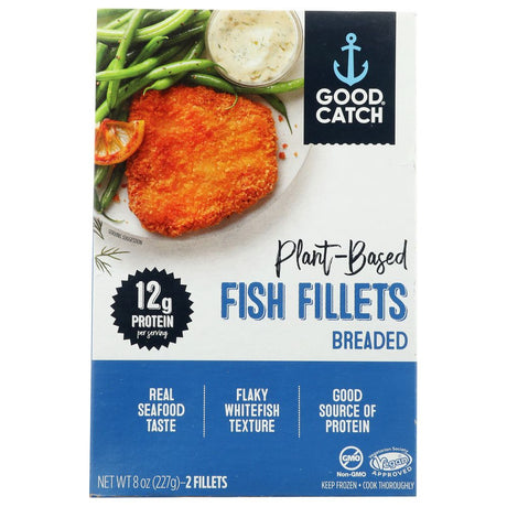 GOOD CATCH: Fish Flt Breaded Plnt Bsd, 8 oz - #tag1# - #tag2#