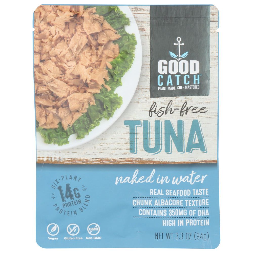 GOOD CATCH: Naked in Water Plant Based Tuna, 3.3 oz - #tag1# - #tag2#