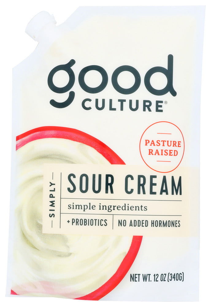 GOOD CULTURE: Simply Sour Cream Squeezable Pouch, 12 oz - #tag1# - #tag2#
