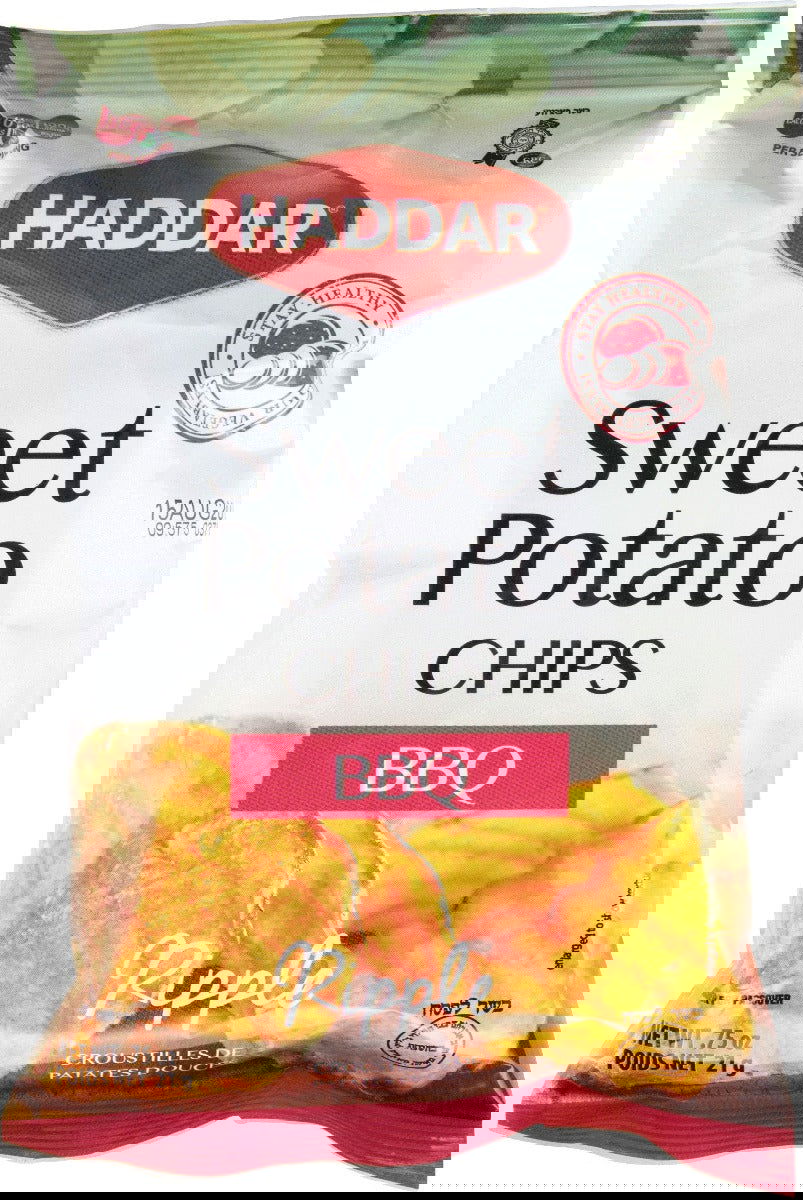 HADDAR: Bbq Sweet Potato Chips, 0.75 oz - #tag1# - #tag2#
