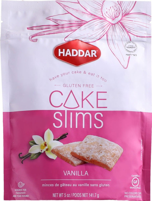 HADDAR: Cake Slims Vanilla, 5 oz - #tag1# - #tag2#