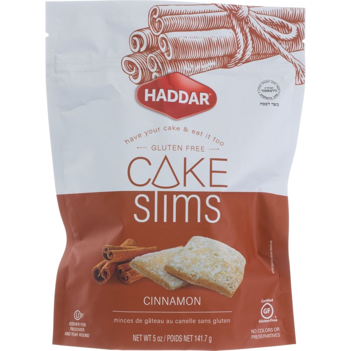 HADDAR: Cinnamon Cake Slims, 5 oz - #tag1# - #tag2#