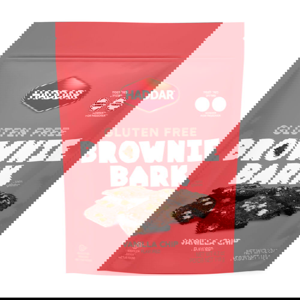 HADDAR: Gluten Free Brownie Bark Vanilla Chip, 4.2 oz - #tag1# - #tag2#