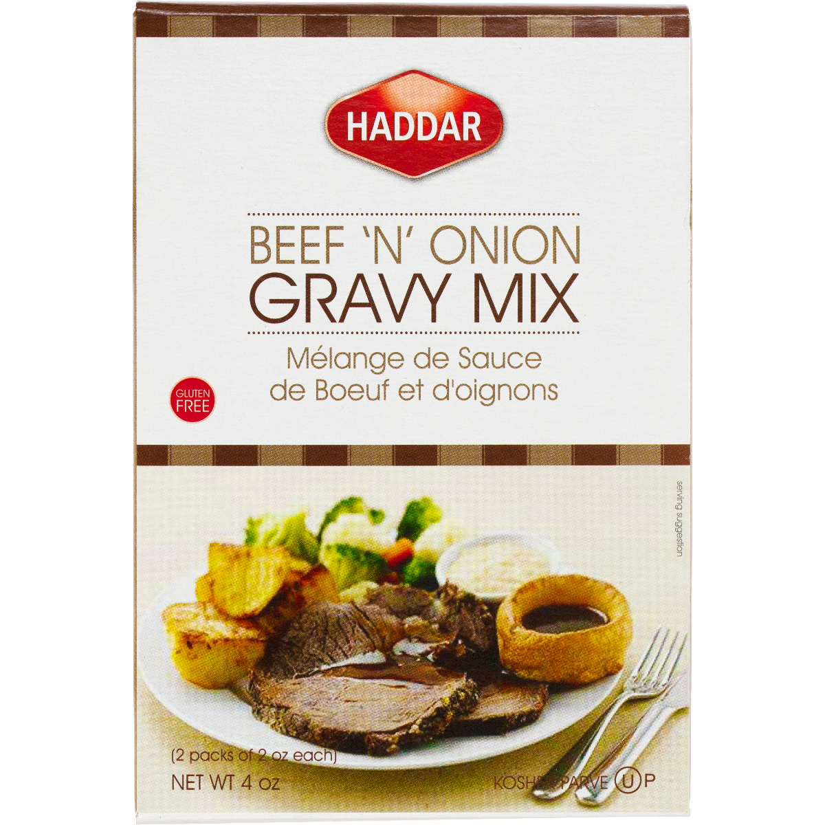 HADDAR: Mix Gravy Beef&Onion, 4 oz - #tag1# - #tag2#