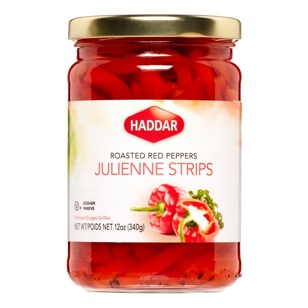 HADDAR: Roasted Red Peppers, 12 oz - #tag1# - #tag2#