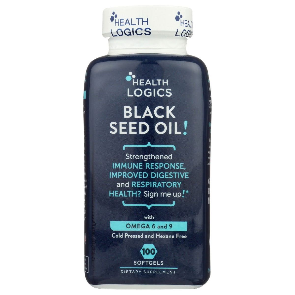 HEALTH LOGICS: Black Cumin Seed Oil, 100 sg - Sunshine Co Op. - #tag1# - #tag2# - #tag3# - #tag4#