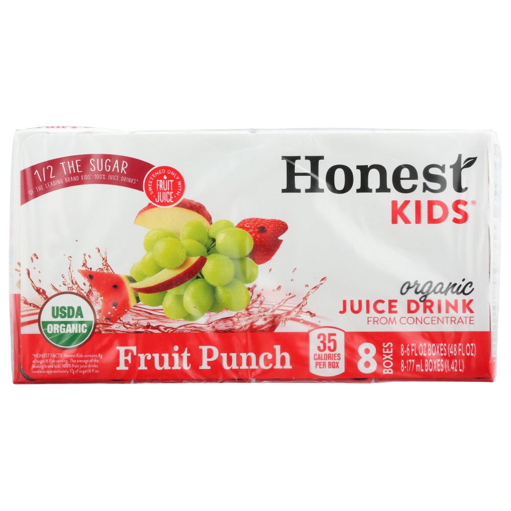 HONEST KIDS: Fruit Punch Juice 8Pk, 48 fo - #tag1# - #tag2#