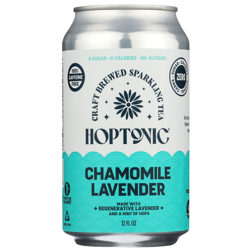 HOPTONIC: Chamomile RTD Herbal Tea, 12 fo - #tag1# - #tag2#