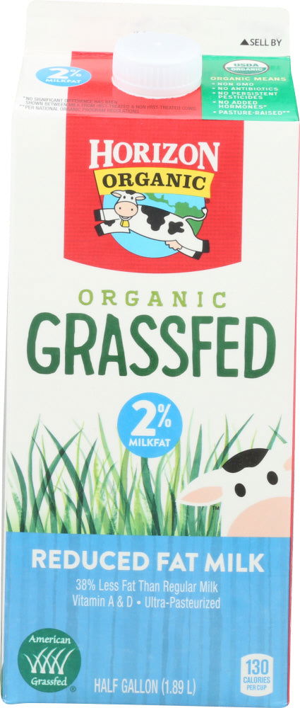 HORIZON: Organic Grassfed Reduced Fat Milk, 64 oz - #tag1# - #tag2#