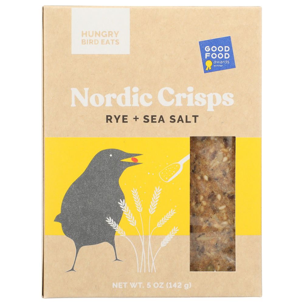 HUNGRY BIRD EATS: Rye Sea Salt Nordic Crisps, 5 oz - #tag1# - #tag2#