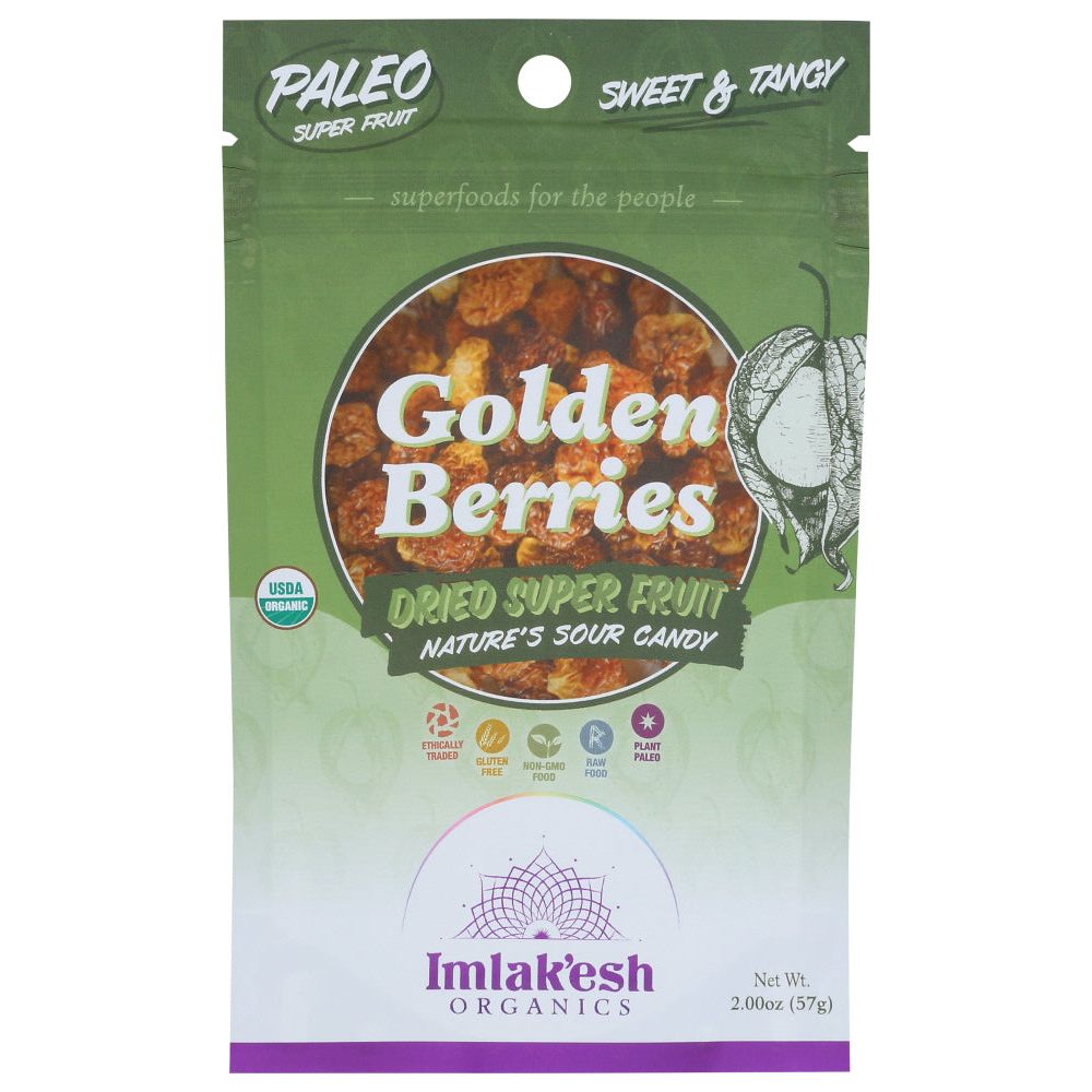 IMLAKESH ORGANICS: Dried Fruit Golden Berry, 2 oz - #tag1# - #tag2#